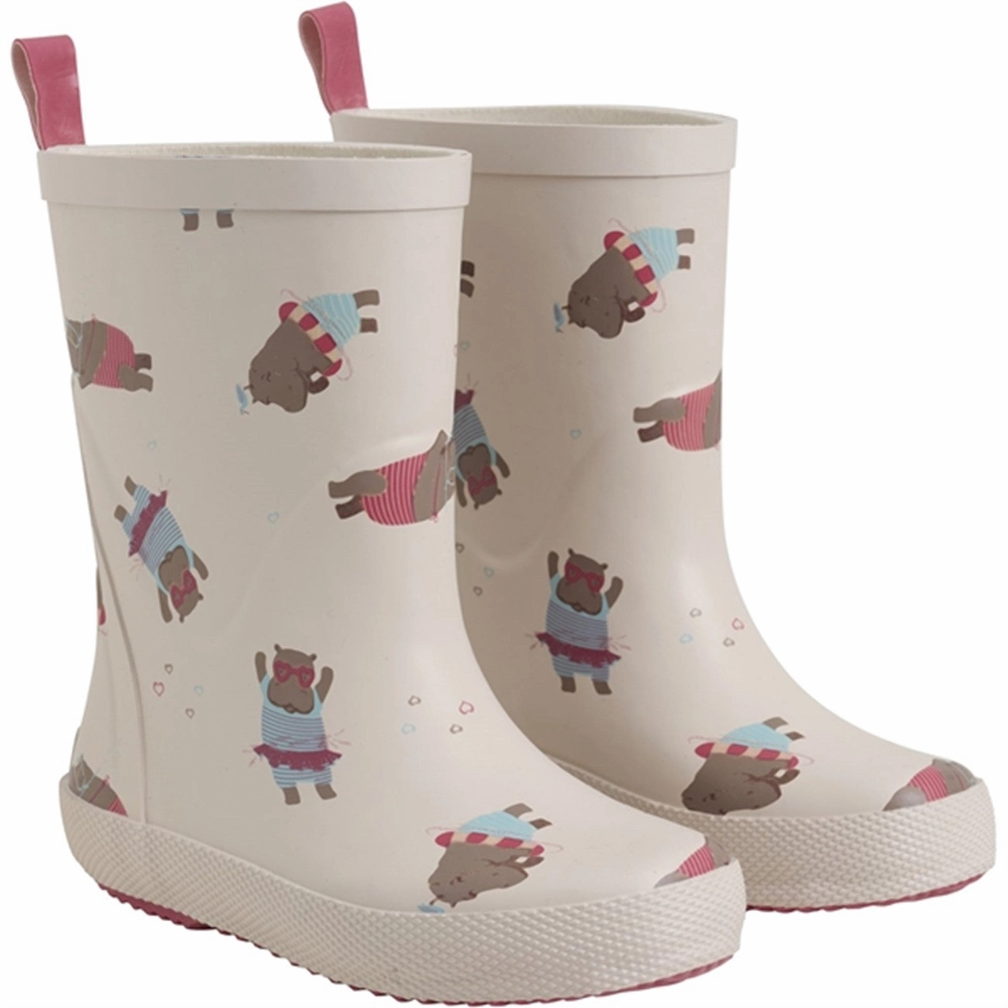 CeLaVi Rain Boots Aop Warm Taupe Kids Rain Boots with free shipping