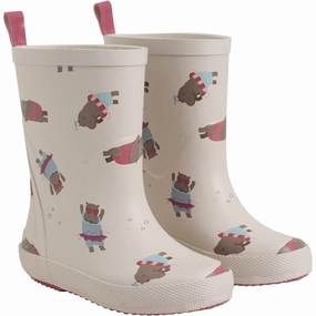 CeLaVi Rain Boots Aop Warm Taupe Kids Rain Boots with free shipping