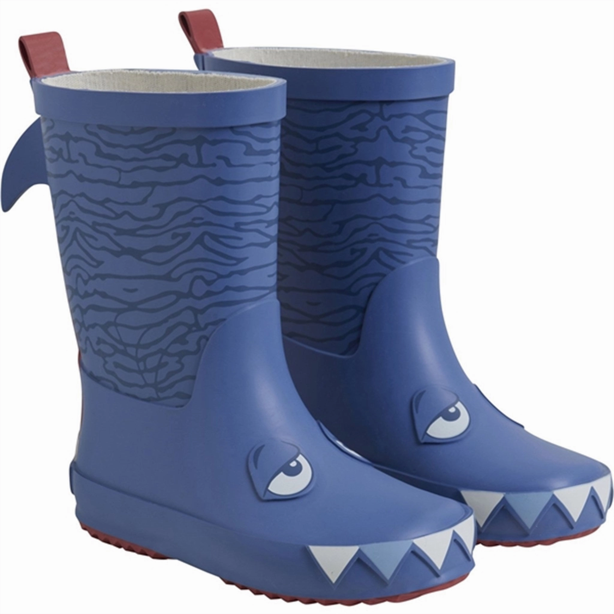 CeLaVi Rain Boots Shark Federal Blue Kids Rain Boots with free shipping