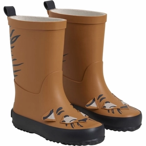 CeLaVi Rain Boots Tiger Desert Sun Kids Rain Boots with free shipping