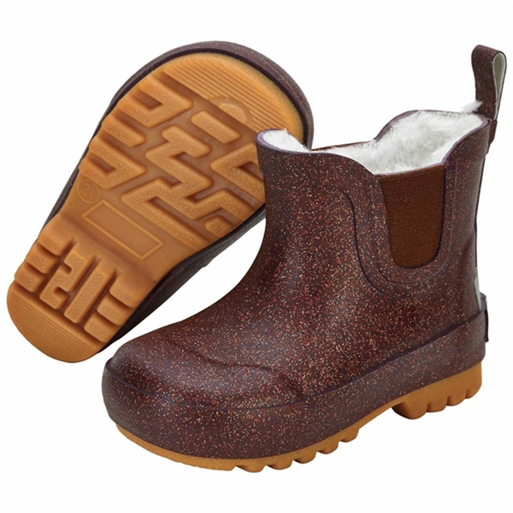 CeLaVi Short Thermal Wellies w. Linning Fudge Glitter