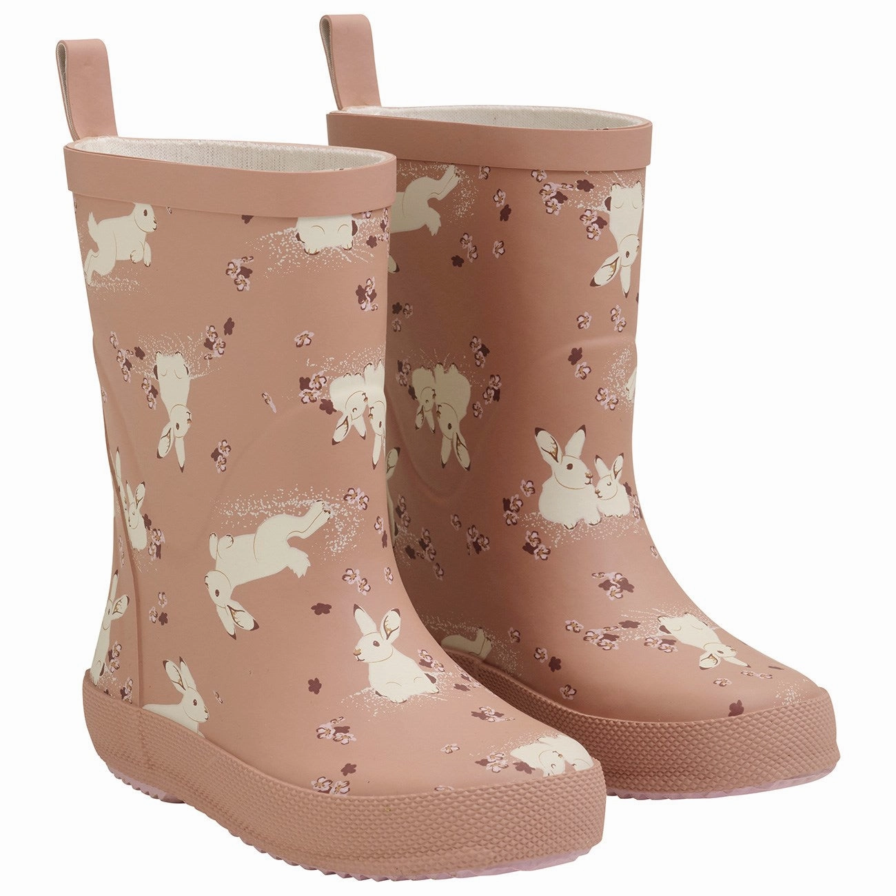 CeLaVi Tawny Brown Wellington Boots Kids Rain Boots with free shipping
