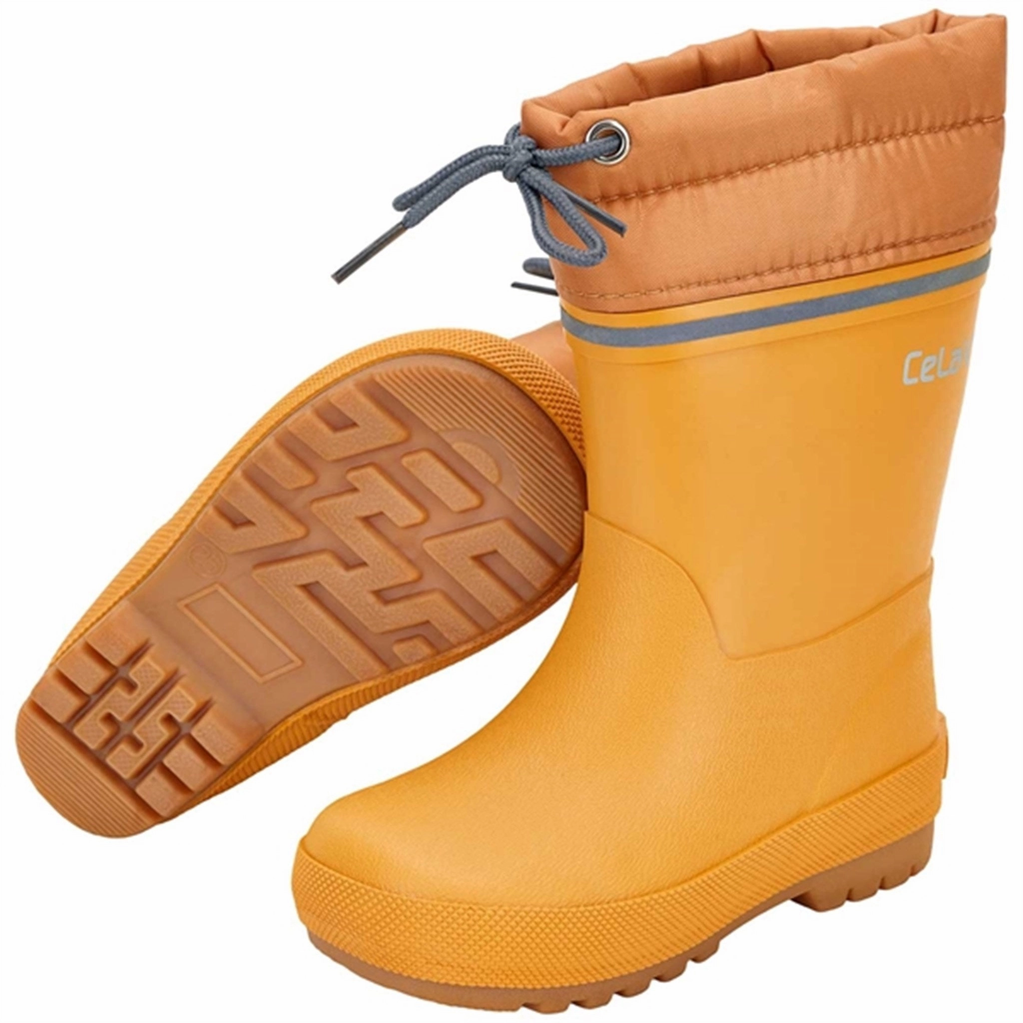 CeLaVi Thermal Wellies w. Linning Mineral Yellow