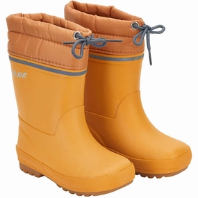 CeLaVi Thermal Wellies w. Linning Mineral Yellow Kids Thermo Boots discount price