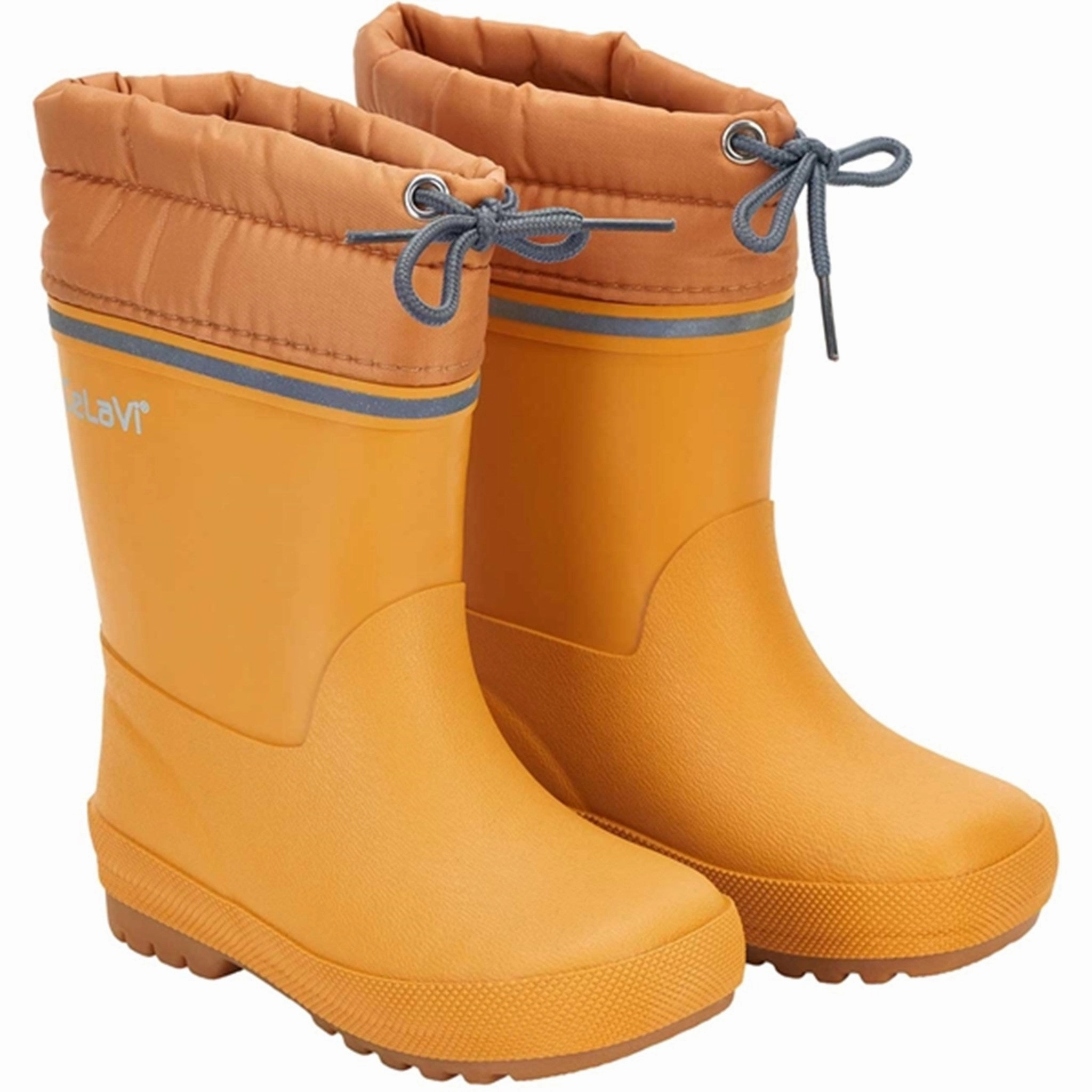 CeLaVi Thermal Wellies w. Linning Mineral Yellow Kids Thermo Boots discount price