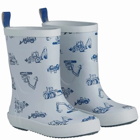 CeLaVi Wellies AOP Cerulean Kids Rain Boots with free shipping