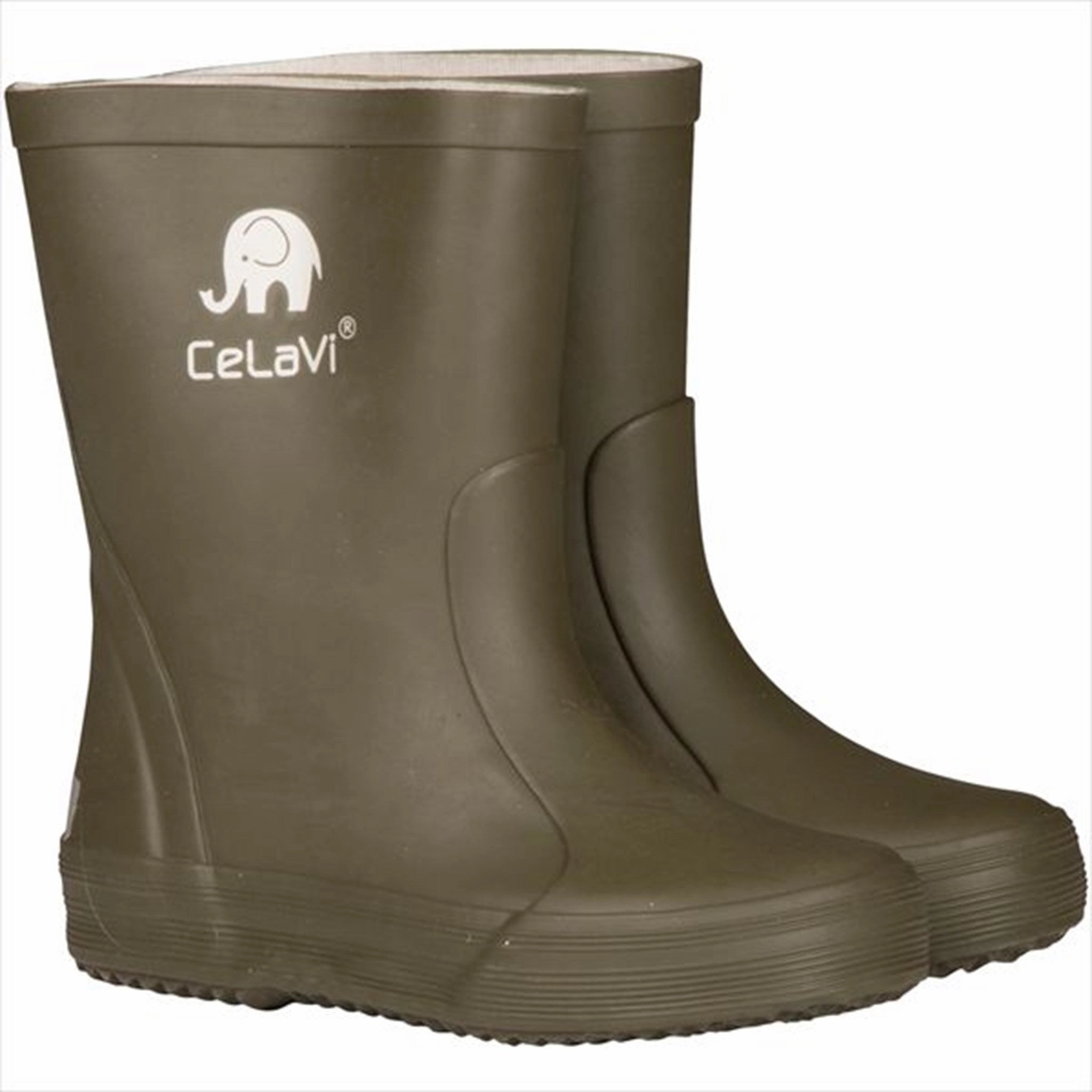 CeLaVi Wellies New Basic Boot Army Kids Rain Boots with free shipping