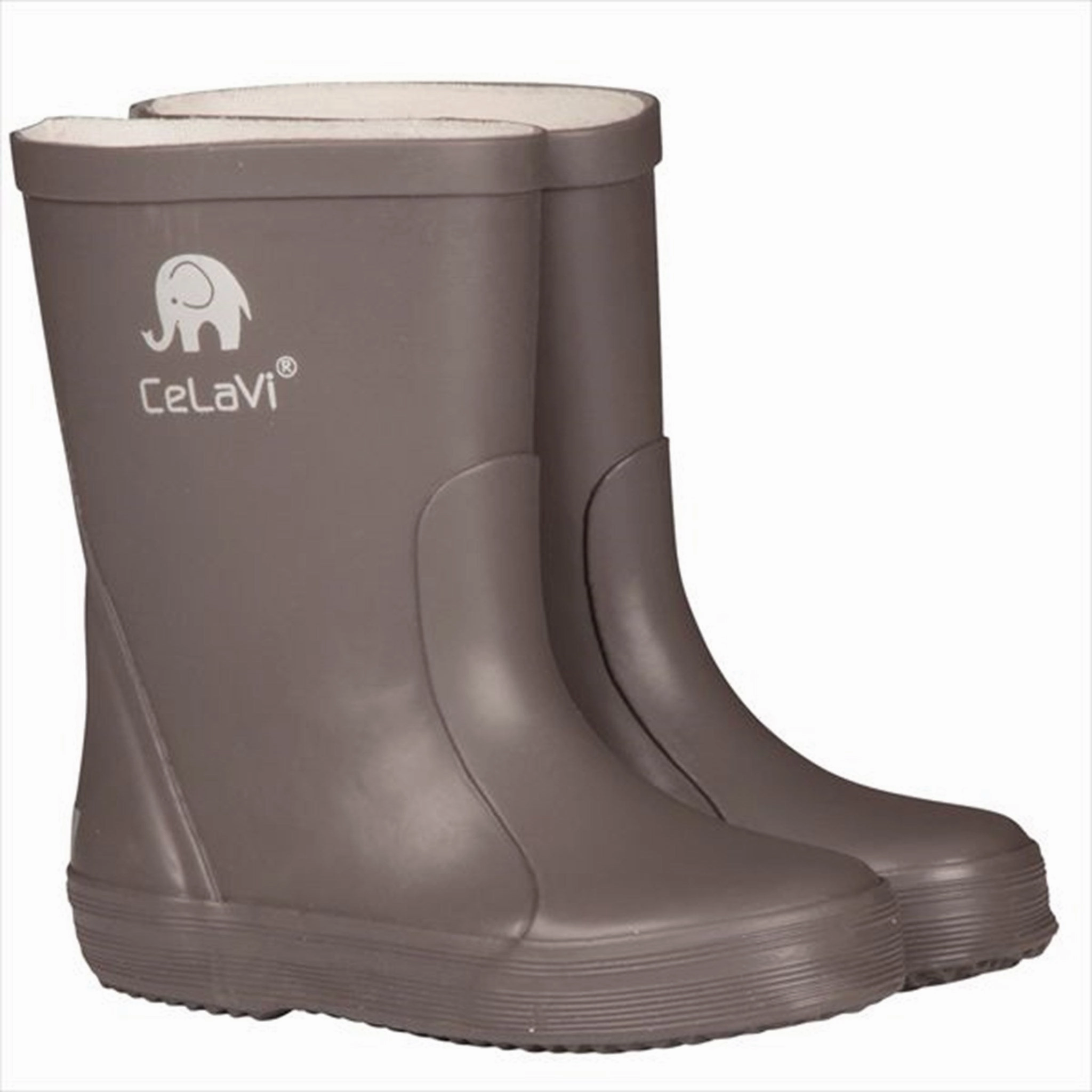 CeLaVi Wellies New Basic Boot Grey Kids Rain Boots with free shipping
