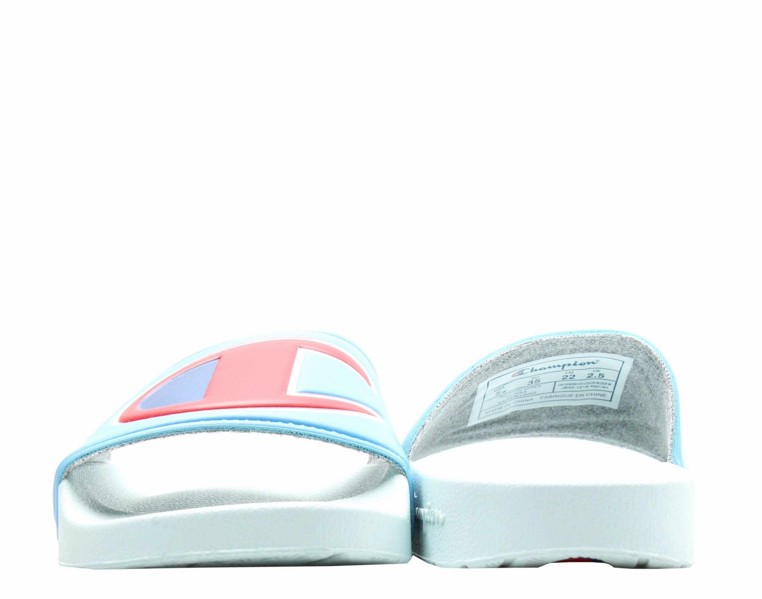 Champion Life IPO Color Block Active Blue/Multi Women's Slides CM100329W