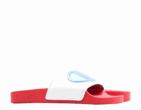 Champion Life IPO Color Block White/Multi Women's Slides CM100366M Womens Slippers at low price