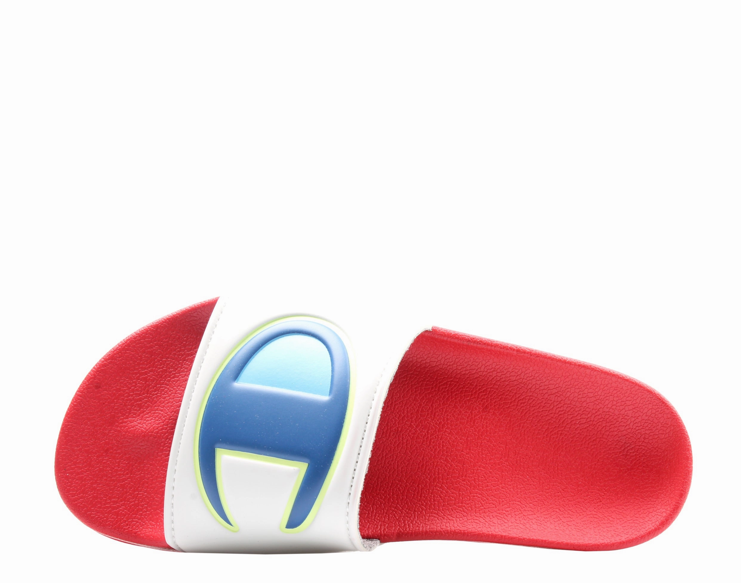 Champion Life IPO Color Block White/Multi Women's Slides CM100366M