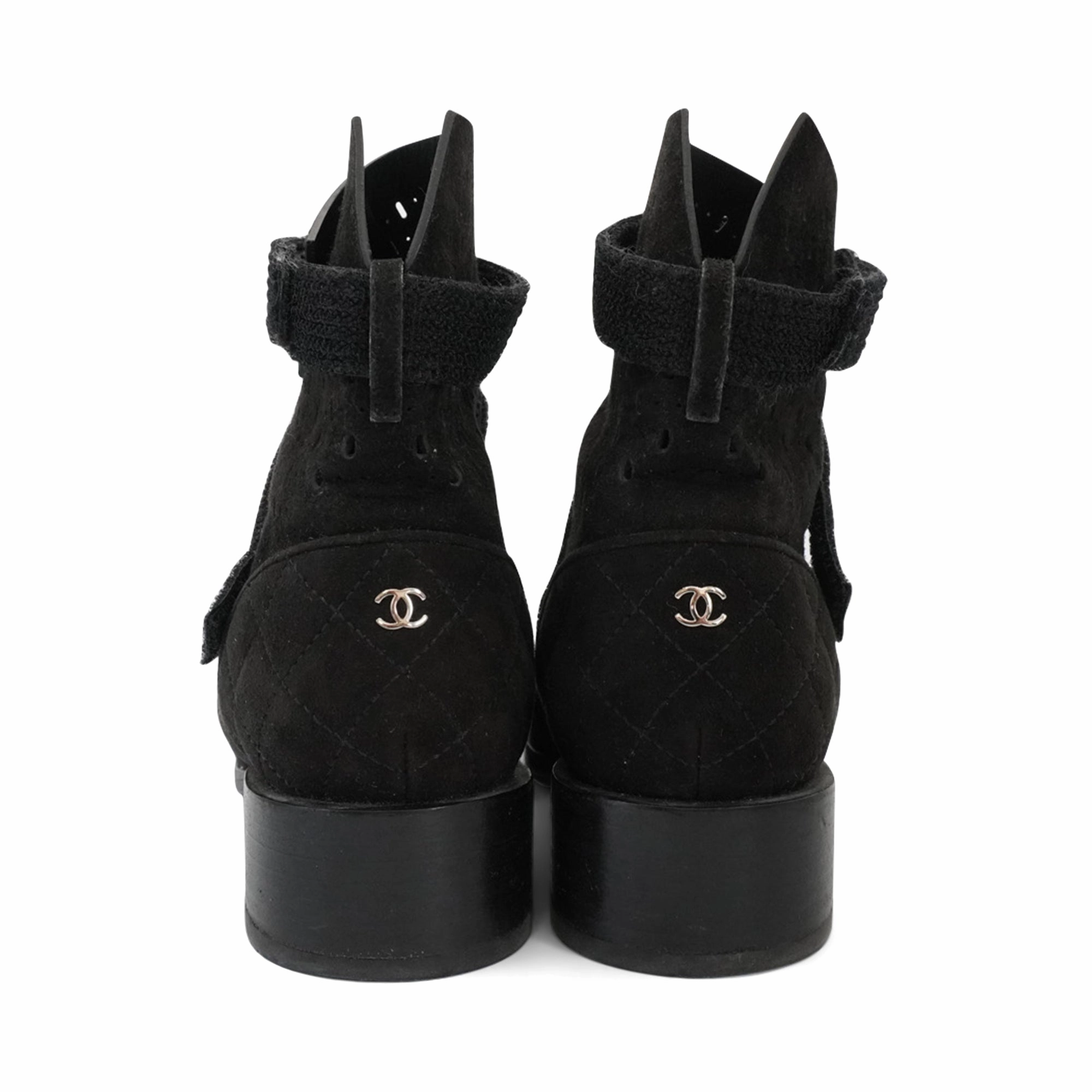 Chanel 'Spring 2017' Velcro Booties - Women's 35