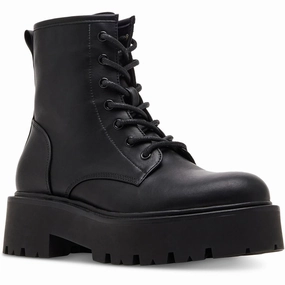 CHANNT Womens Lace-Up Manmade Motorcycle Boots Buy Womens Boots online cheap