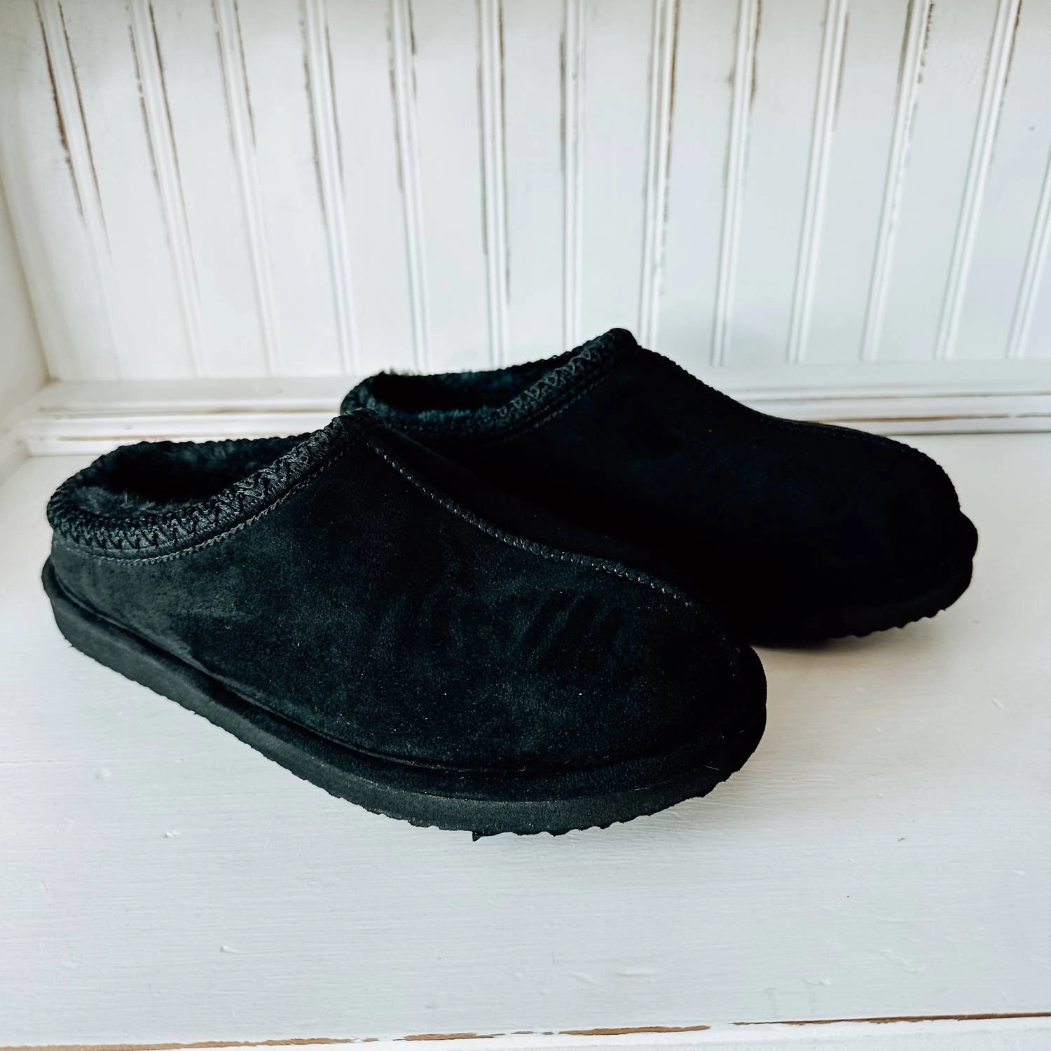 Cheers Platform Slipper In Black