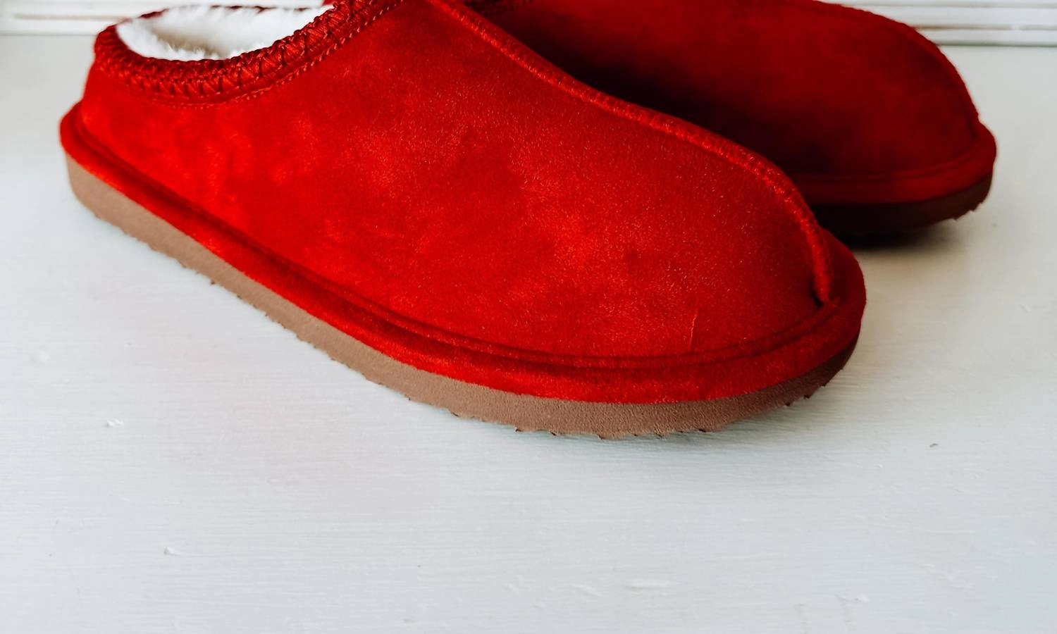 Cheers Women's Platform Slipper In Red Cozy Womens Slippers discount