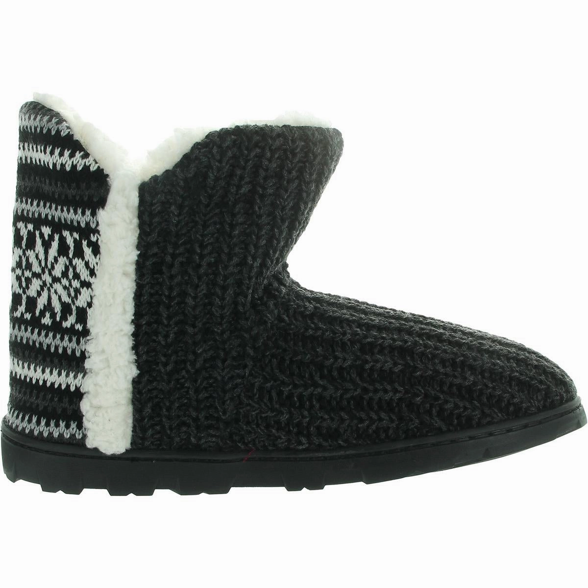 Cheyenne  Womens Knit Lined Bootie Slippers