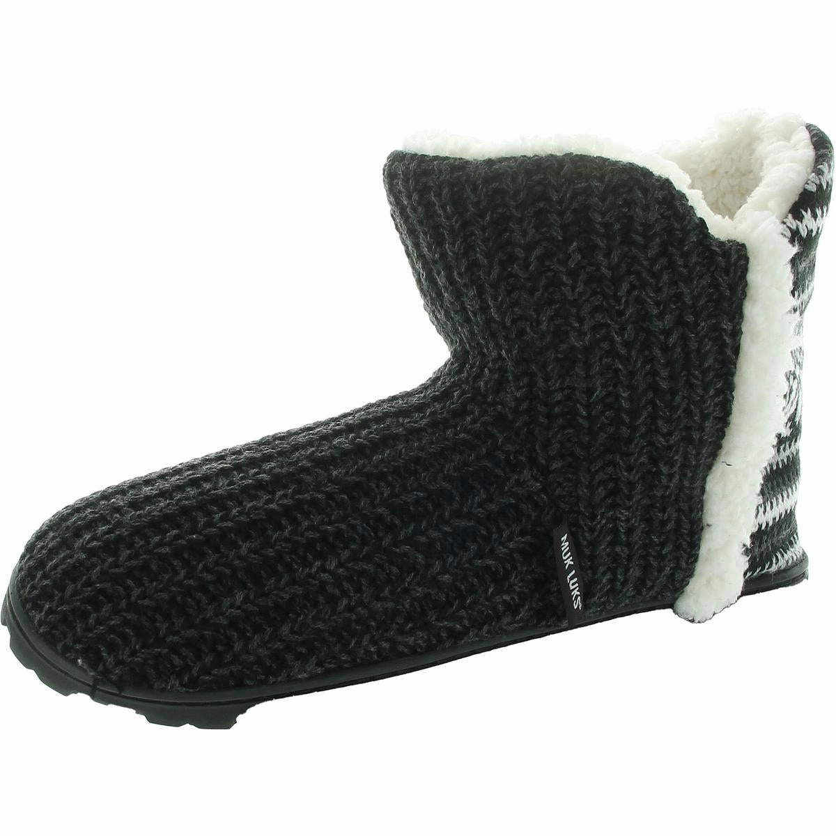 Cheyenne  Womens Knit Lined Bootie Slippers