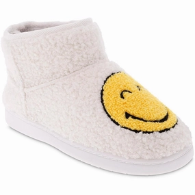 Chill Womens Graphic Faux Fur Bootie Slippers Cozy Womens Slippers discount