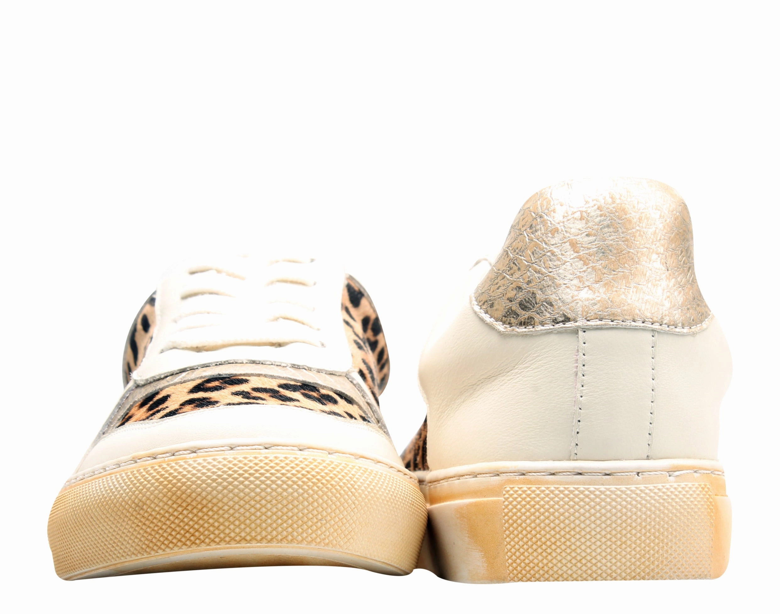 Chocolat Blu Neza Leopard Calf Hair Women's Casual Sneaker