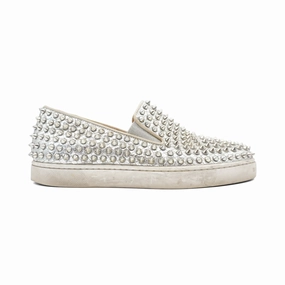 Christian Louboutin 'Spike Boat' Sneakers - Men's 40 Mens Sneakers outlet clearance