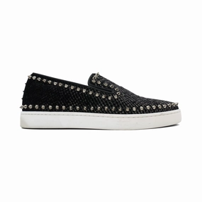 Christian Louboutin Spike Slip-On Sneakers - Men's 41 Mens Sneakers outlet clearance