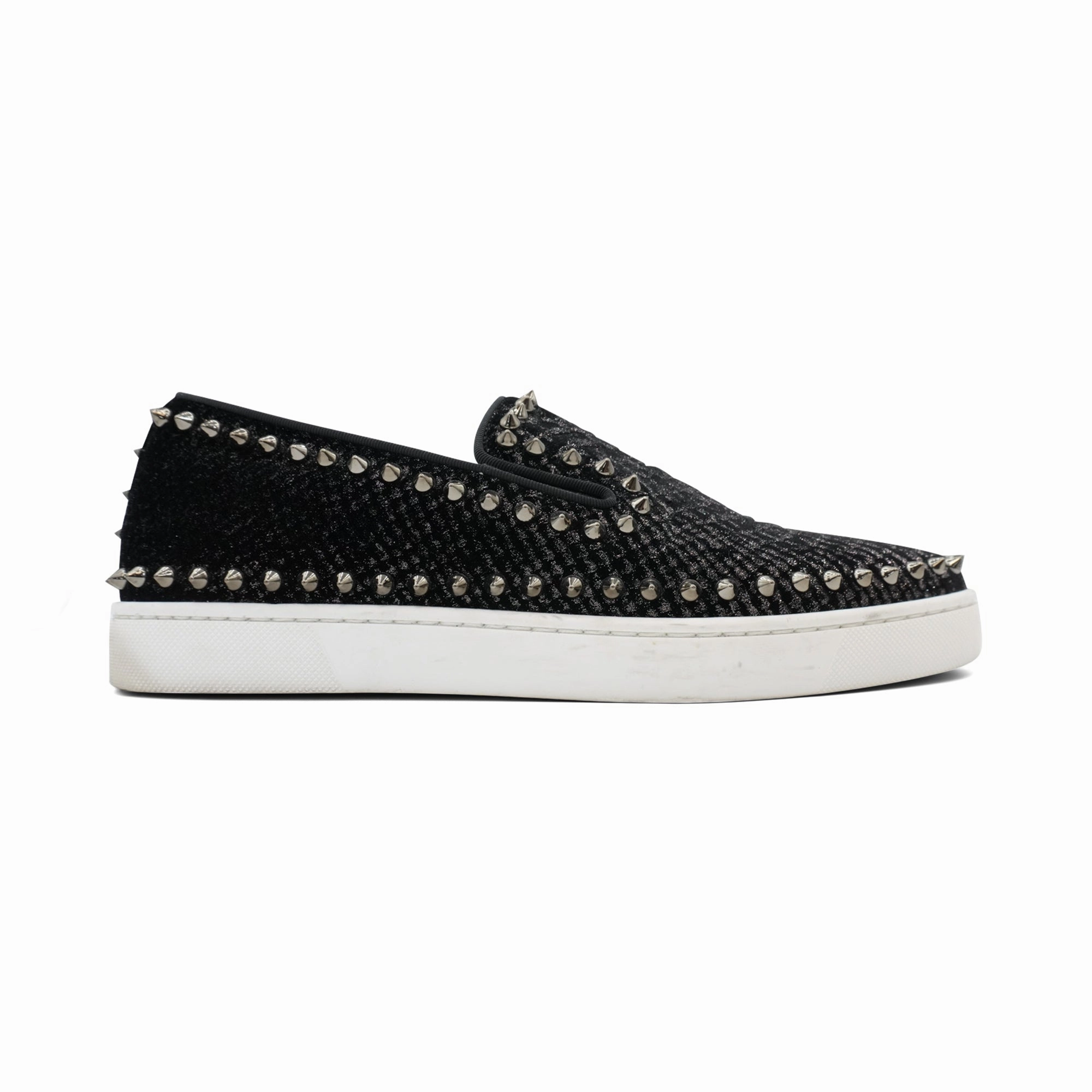 Christian Louboutin Spike Slip-On Sneakers - Men's 41 Mens Sneakers outlet clearance