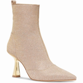 Clara Mid Bootie Womens Canvas Pointed Toe Ankle Boots High-quality Womens Boots discount