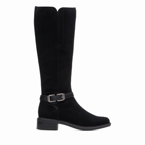 Clarks Maye Aster in Black Suede Womens Boots sale online