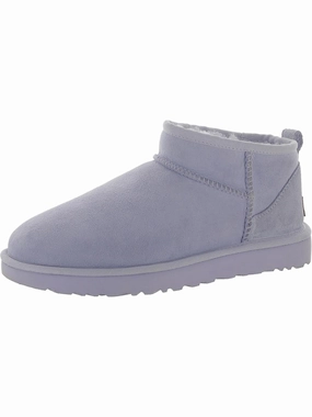 Classic Ultra Mini Womens Suede Ankle Bootie Slippers Cozy Womens Slippers discount
