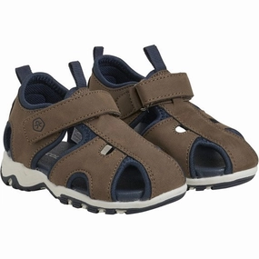 Color Kids Baby Sandals with Velcro Strap Rain Drum Kids Closed Toe Sandals promo
