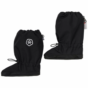 Color Kids Black Booties with Anti Slip Winter Kids Overshoes on clearance
