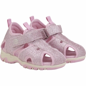 Color Kids Coral Blush Baby Sandals W. Velcro Strap Kids Closed Toe Sandals promo