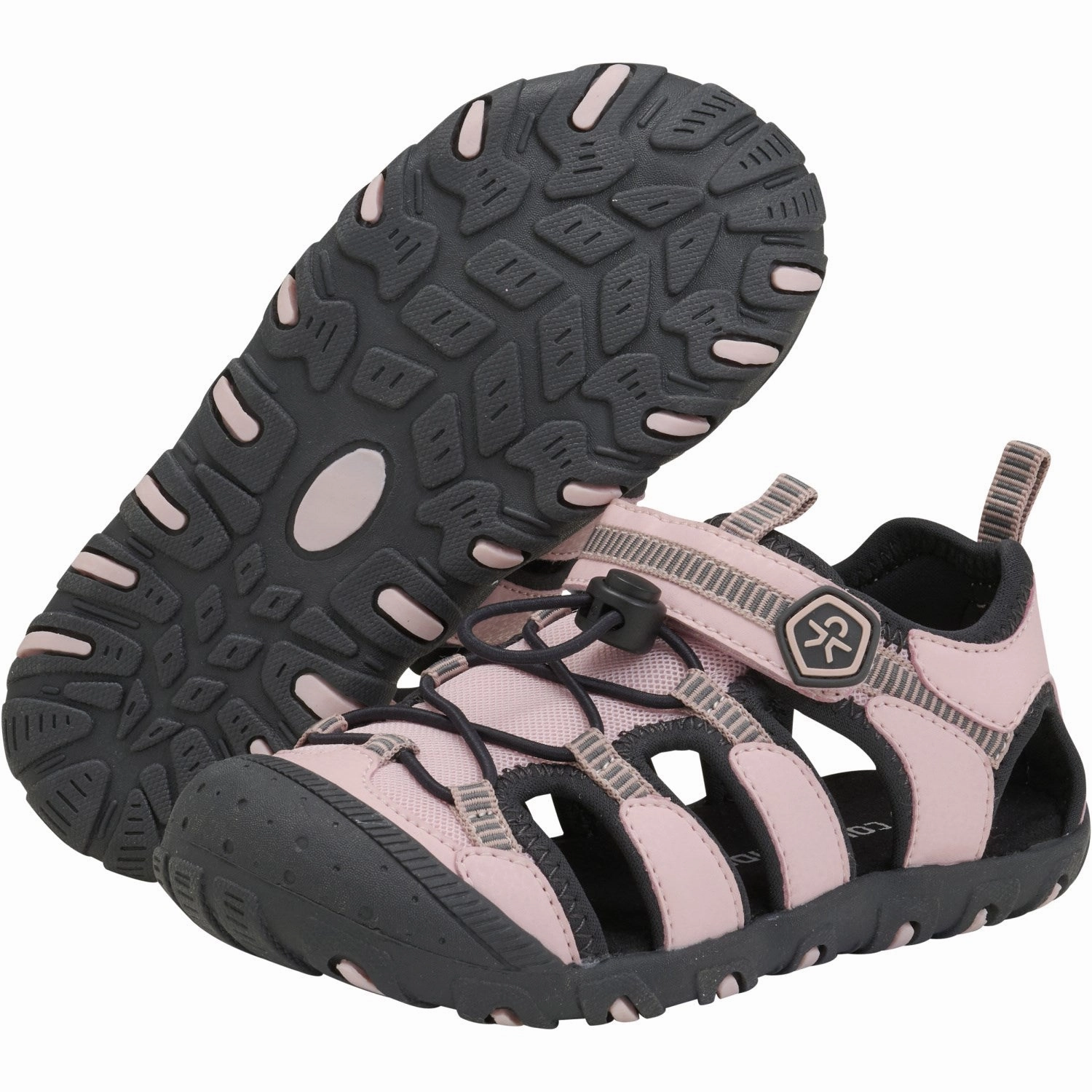 Color Kids Coral Blush Sandals Hiking W. Toe Cap