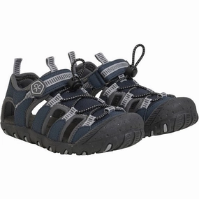 Color Kids Hiking Sandals Total Eclipse Kids Closed Toe Sandals promo