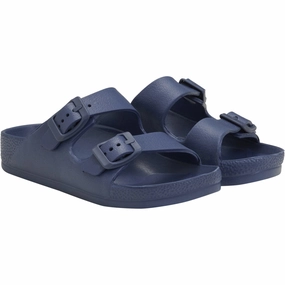 Color Kids Vintage Indigo Sandals W. Buckles Kids Open Sandals cheap sale