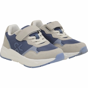 Color Kids Vintage Indigo Shoes W. Velcro Kids Velcro Sneakers discount