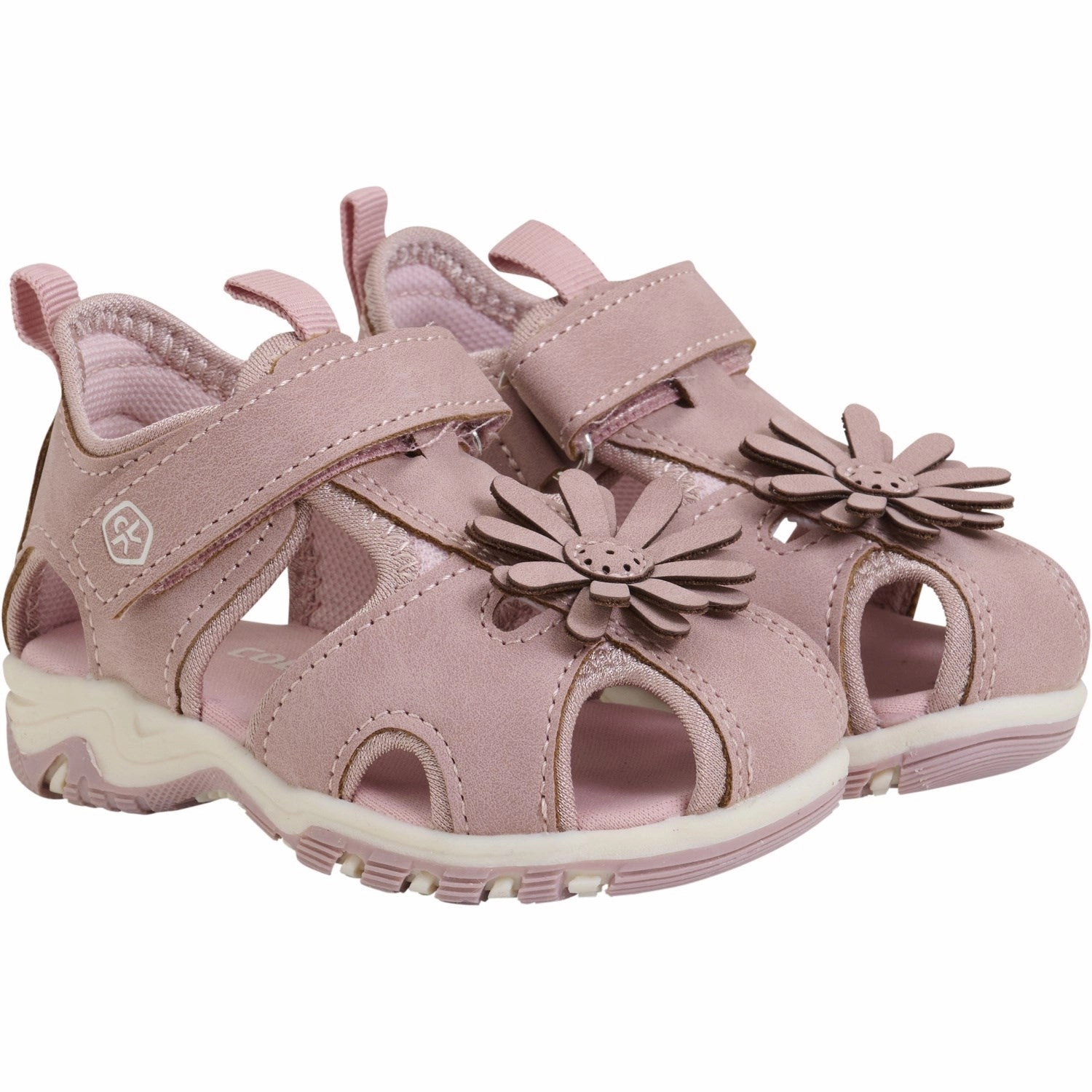 Color Kids Woodrose Baby Sandals W. Velcro Strap Kids Closed Toe Sandals promo