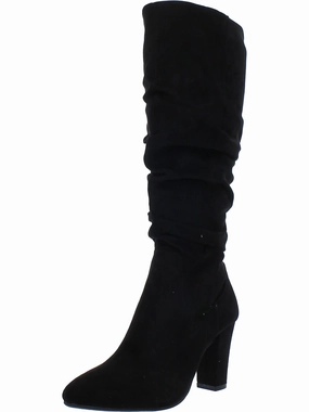 Compassion Womens Faux Suede Slouchy Over-The-Knee Boots Hot sale Womens Boots