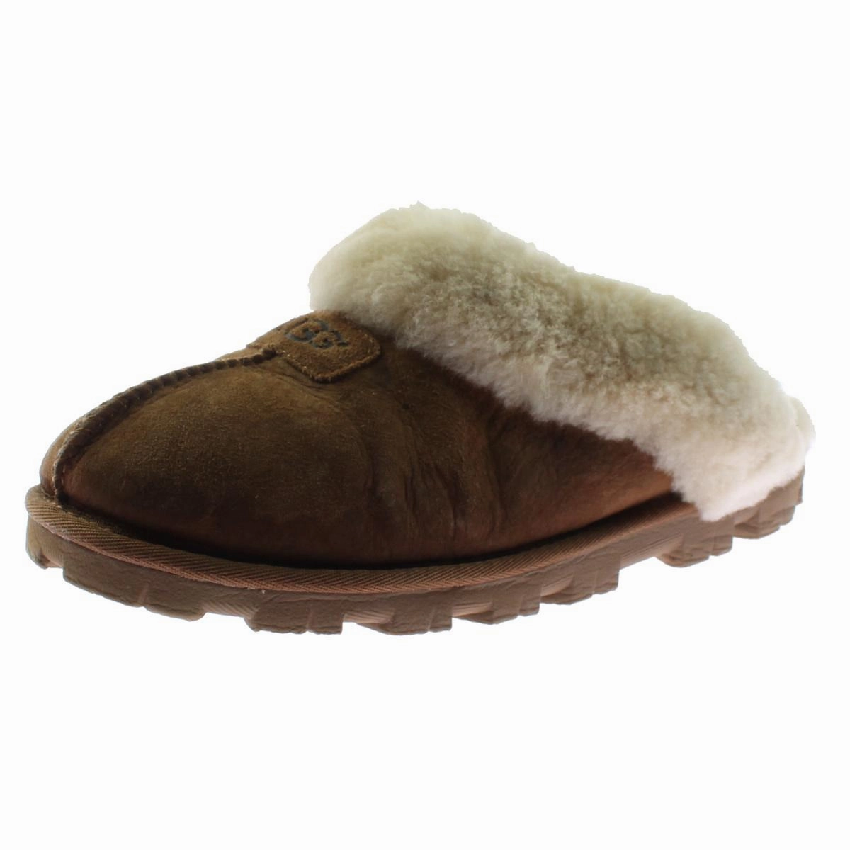 Coquette Womens Suede Lined Mule Slippers