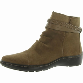 Cora Braidboot Womens Suede Zipper Booties Womens Boots sale online