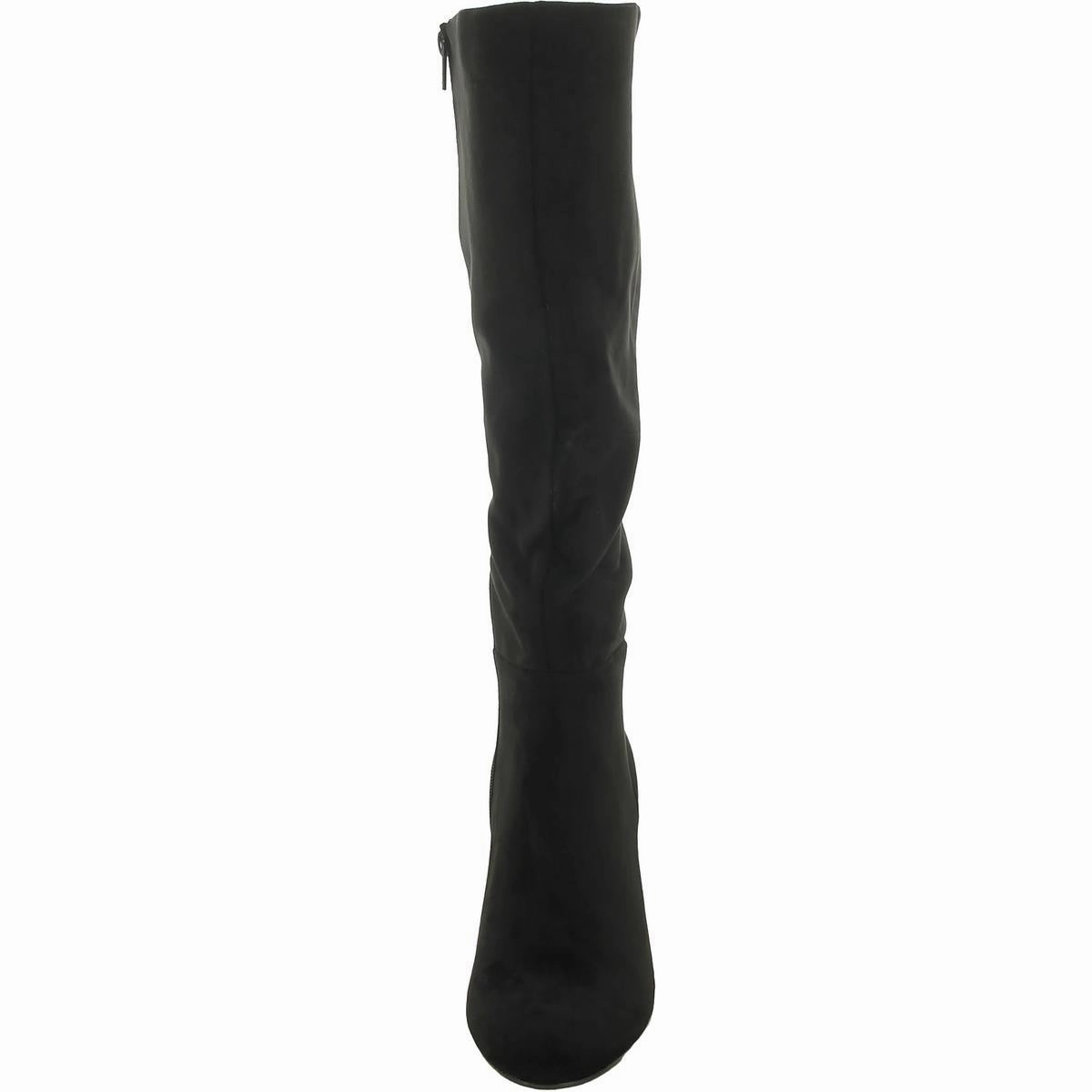 Corrine Plua Womens Zipper Knee-High Boots