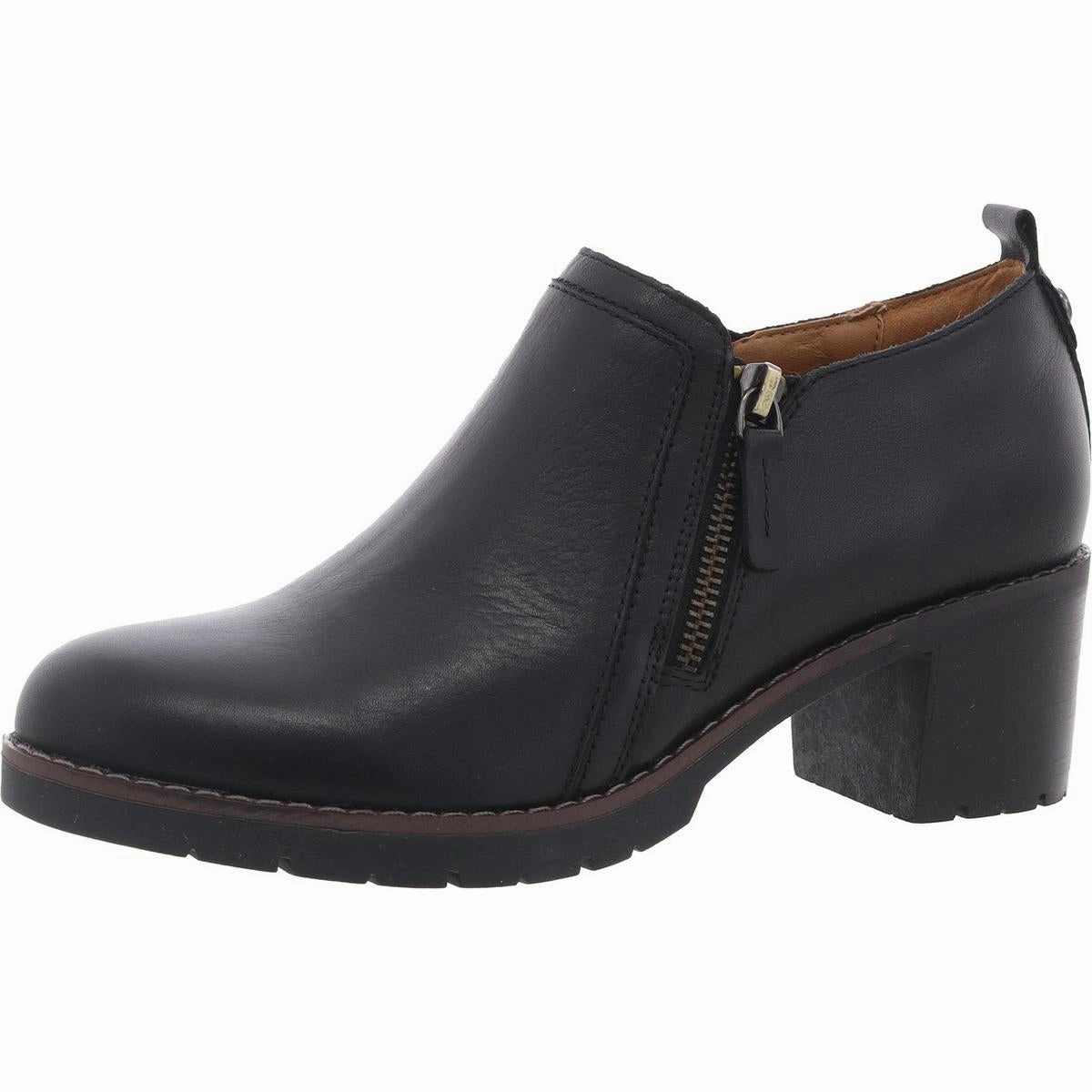 Cosa Womens Zipper Leather Shooties