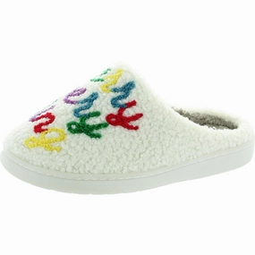 Cozi Womens Faux Fur Lined Faux Fur Slide Slippers Cozy Womens Slippers discount