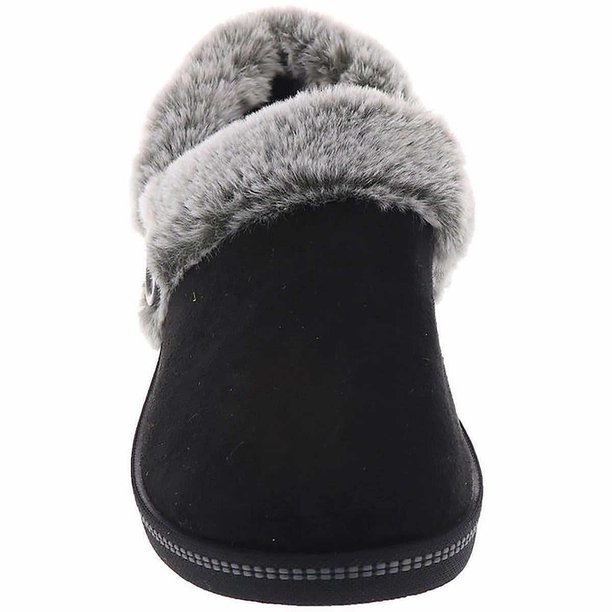 Cozy Campfire Womens Faux Fur Lined Bootie Slippers