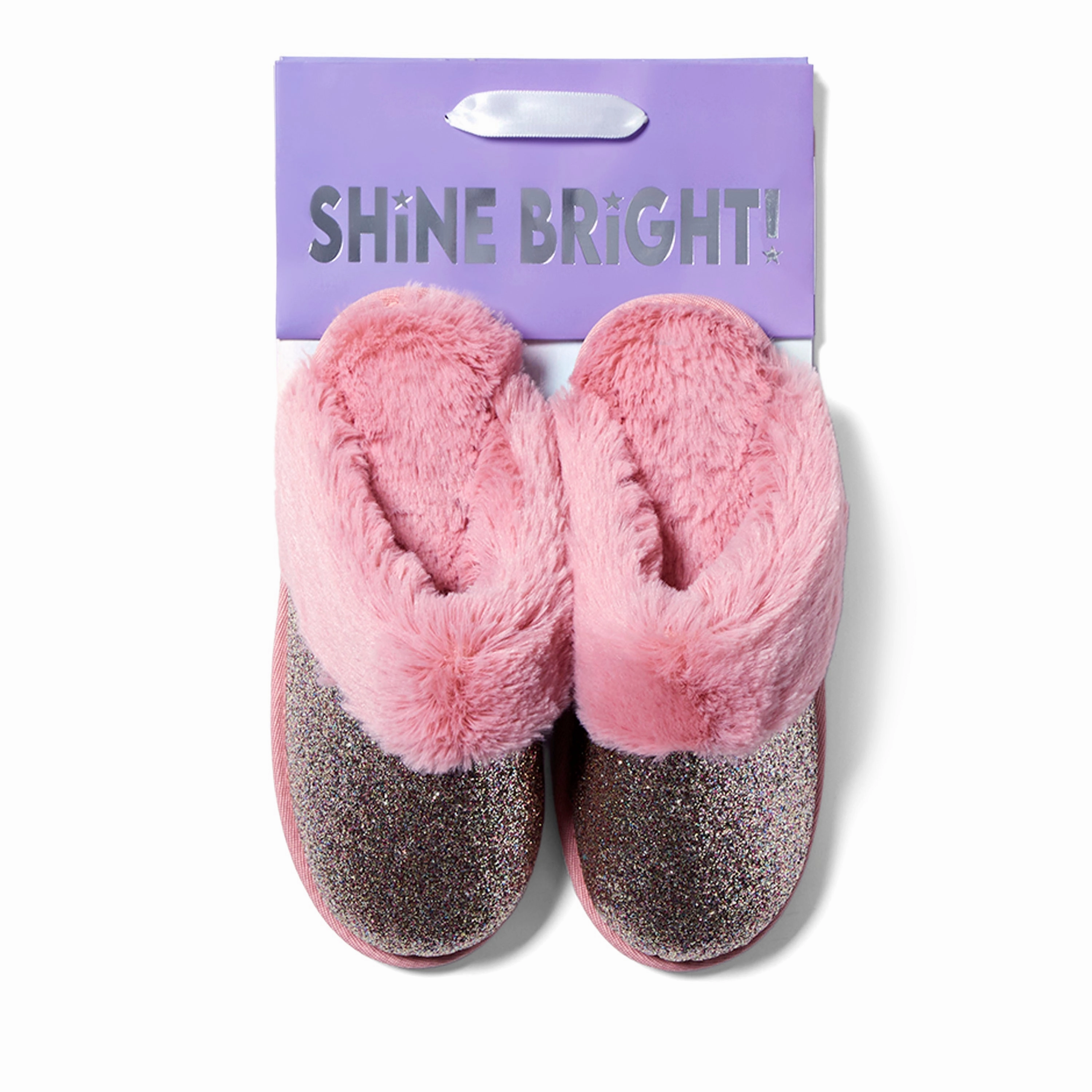 Cozyfoams Women's Glitter Scuff Slipper with Gift Bag Cozy Womens Slippers discount