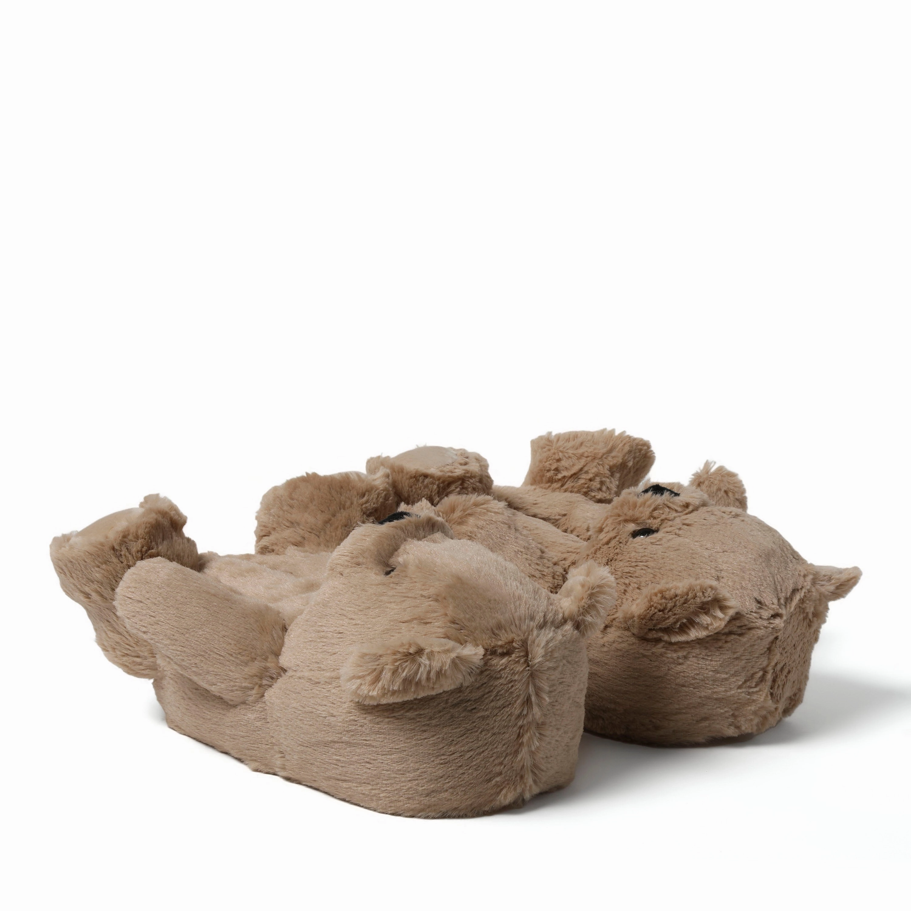 Cozyfoams Women's Overstuffed Bear Closed Back Slipper