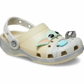 Crocs Bone Grogu Classic Clog K Kids Closed Toe Sandals promo