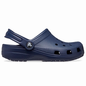 Crocs Classic Clog K Navy Kids Closed Toe Sandals promo