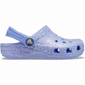 Crocs Classic Glitter Clog Moon Jelly Kids Closed Toe Sandals promo