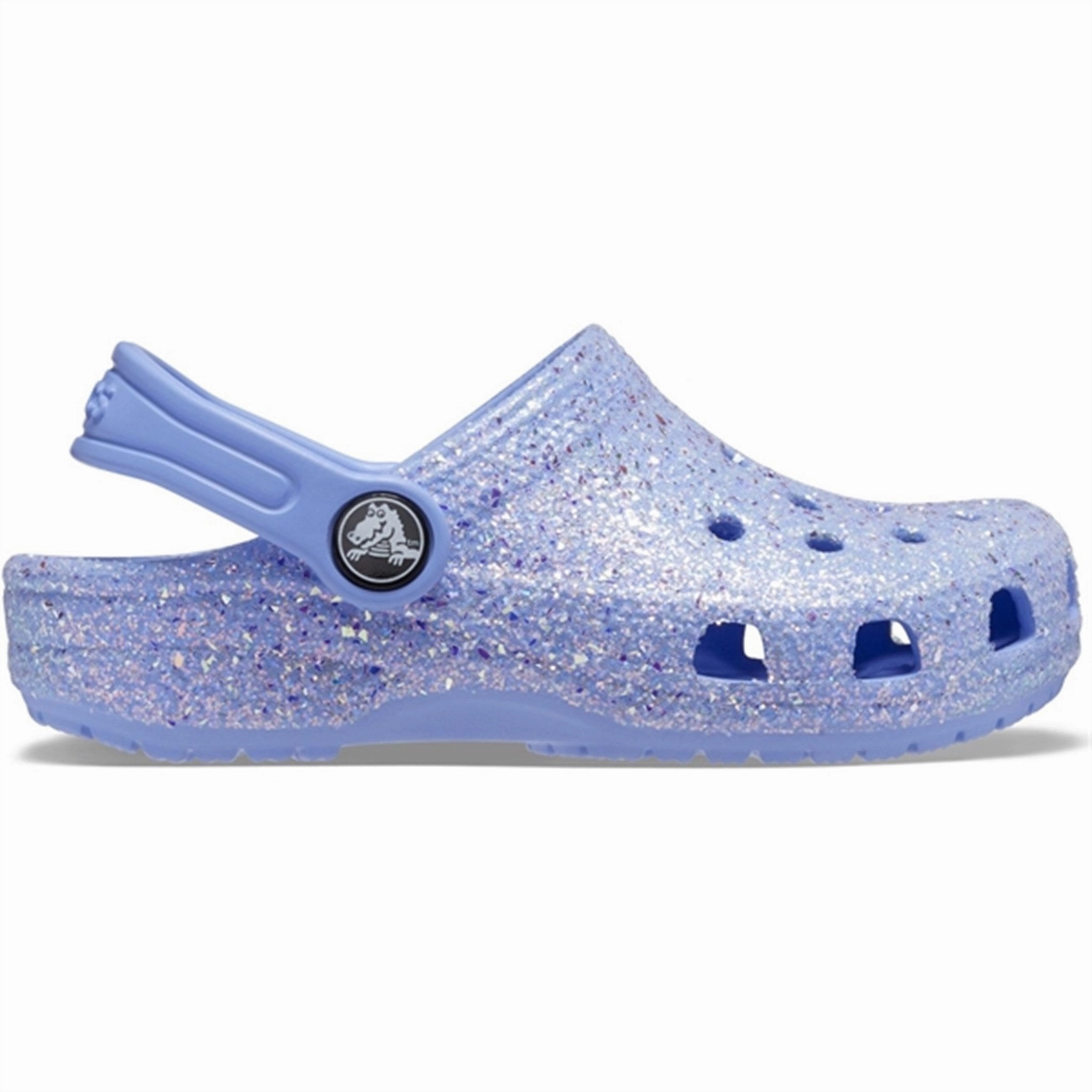 Crocs Classic Glitter Clog Moon Jelly Kids Closed Toe Sandals promo